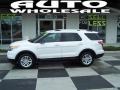 2012 White Suede Ford Explorer XLT 4WD  photo #1