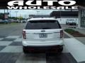 2012 White Suede Ford Explorer XLT 4WD  photo #3