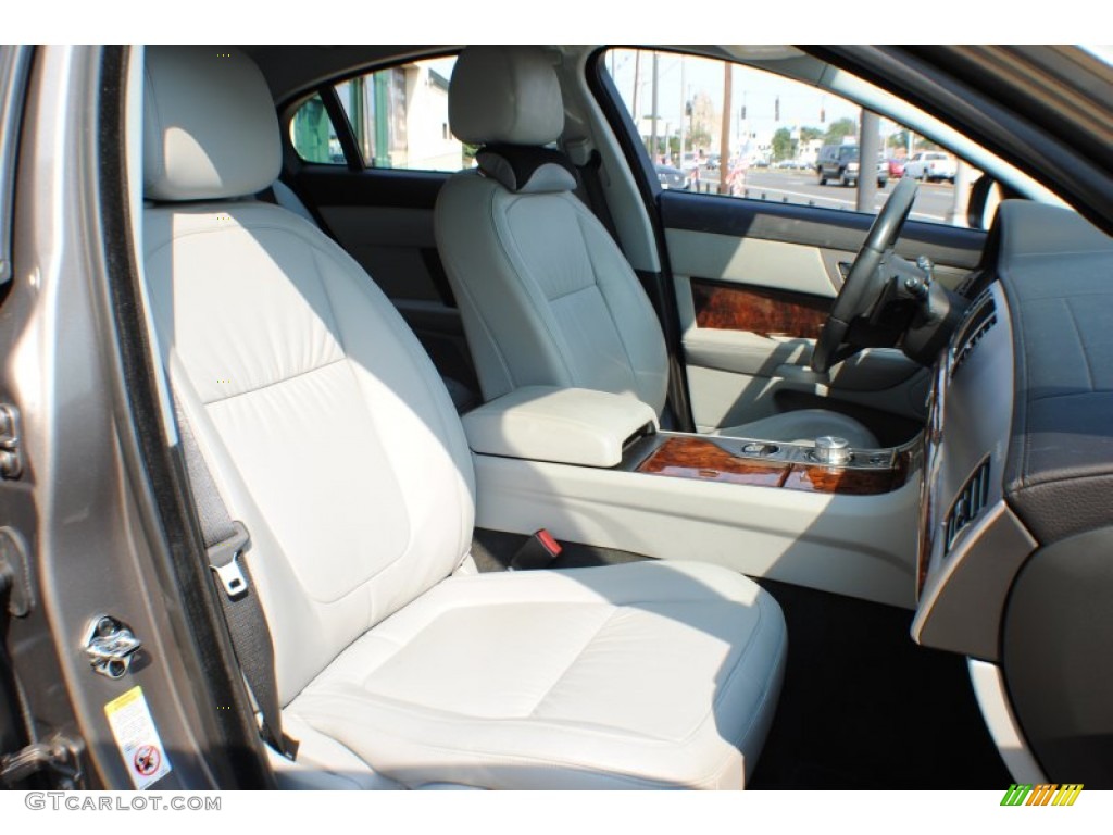 Dove/Charcoal Interior 2009 Jaguar XF Luxury Photo #69798385