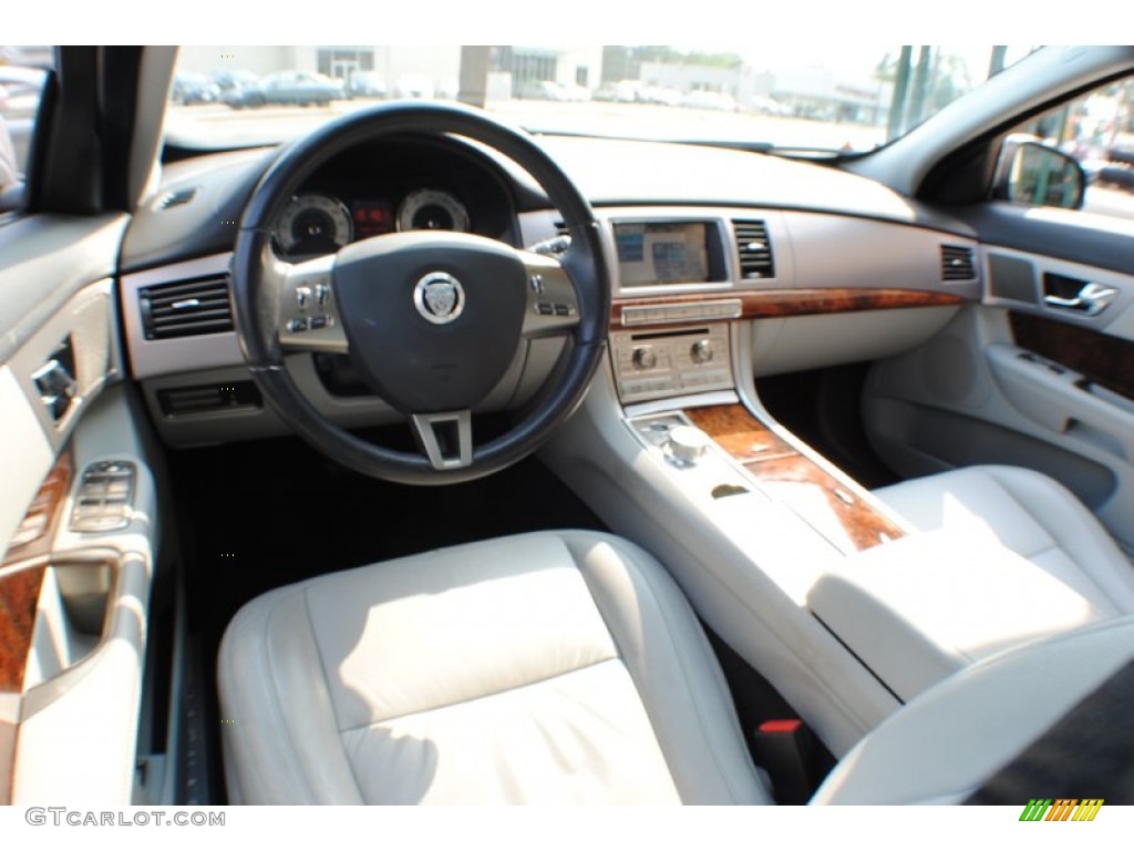 Dove/Charcoal Interior 2009 Jaguar XF Luxury Photo #69798544
