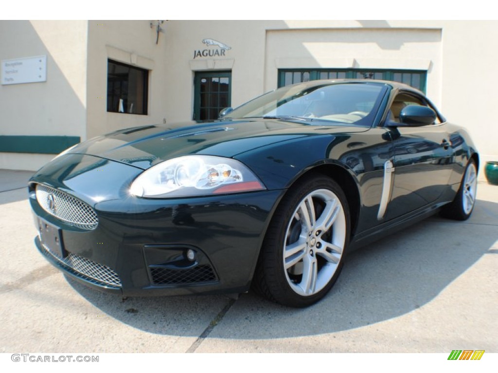 2007 XK XKR Convertible - British Racing Green / Caramel photo #1