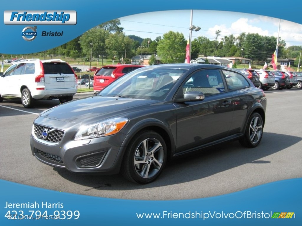 2013 C30 T5 - Titanium Grey Metallic / Off Black photo #3