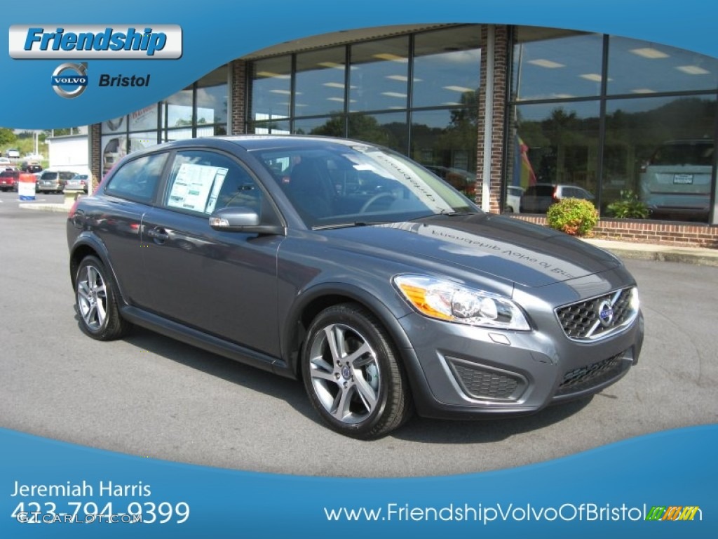 2013 C30 T5 - Titanium Grey Metallic / Off Black photo #5