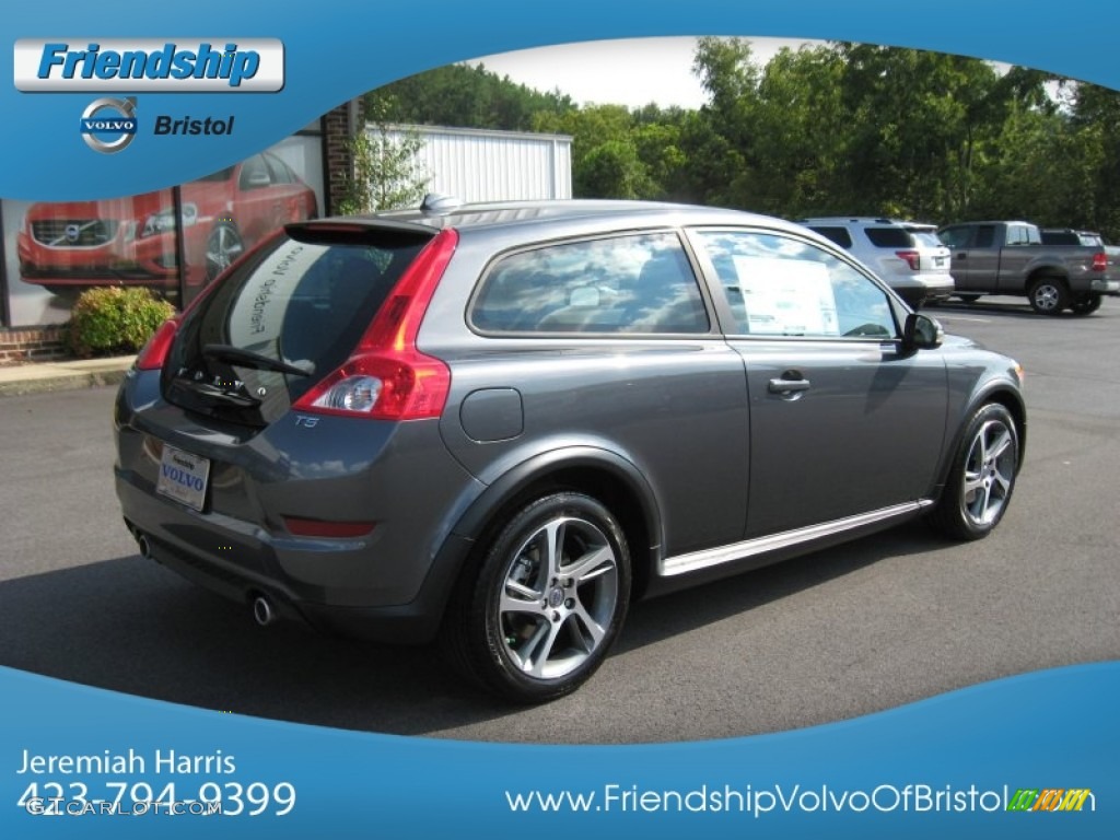 2013 C30 T5 - Titanium Grey Metallic / Off Black photo #7