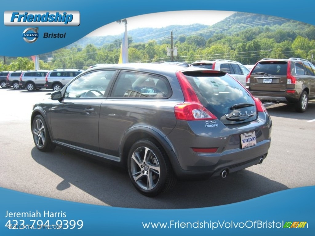 2013 C30 T5 - Titanium Grey Metallic / Off Black photo #9