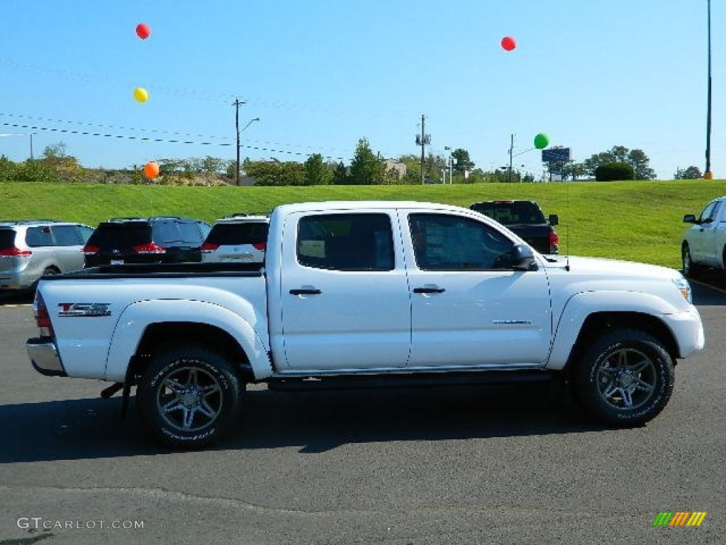 2013 Tacoma TSS Double Cab 4x4 - Super White / Graphite photo #2