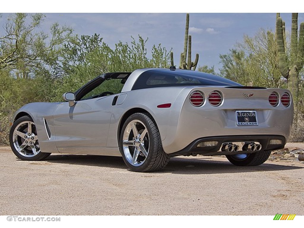 2005 Corvette Coupe - Machine Silver / Steel Grey photo #12