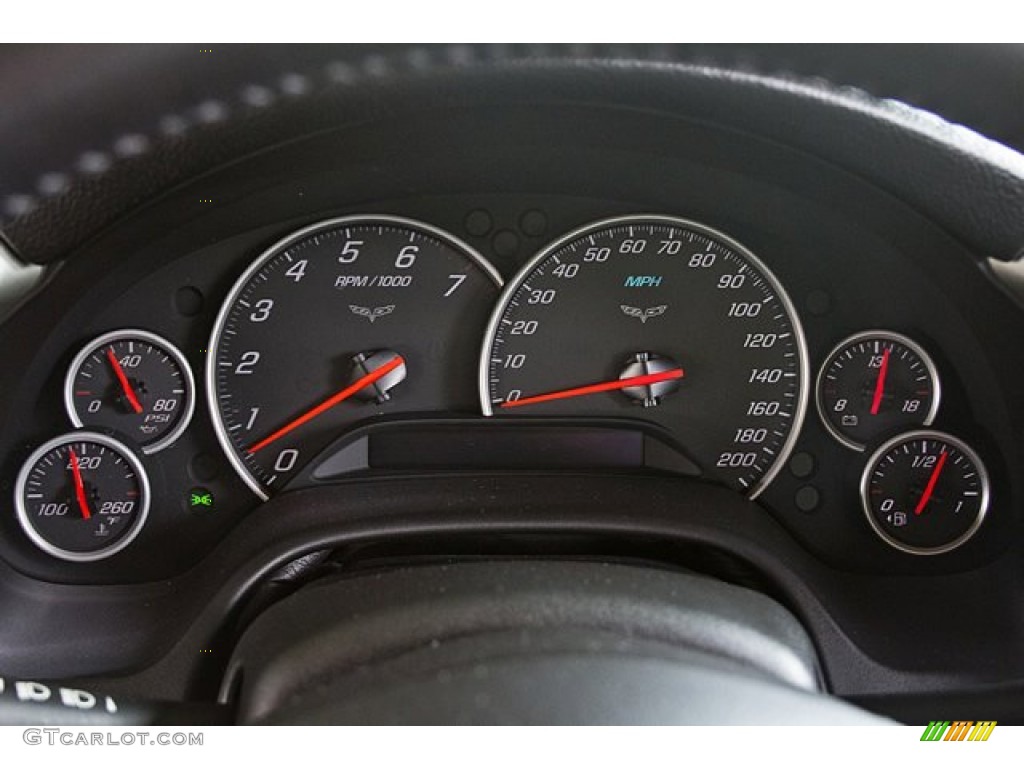 2005 Chevrolet Corvette Coupe Gauges Photo #69800932