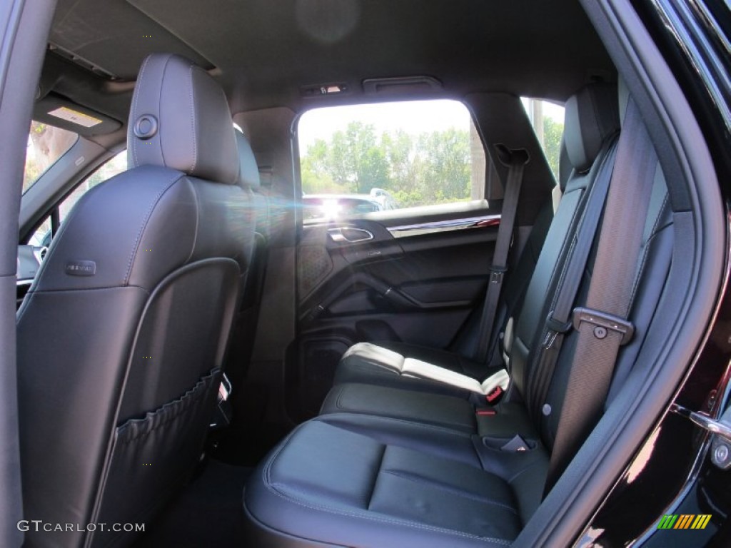 Black Interior 2013 Porsche Cayenne Diesel Photo #69801256
