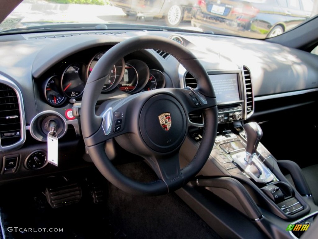 2013 Porsche Cayenne Diesel Black Dashboard Photo #69801273