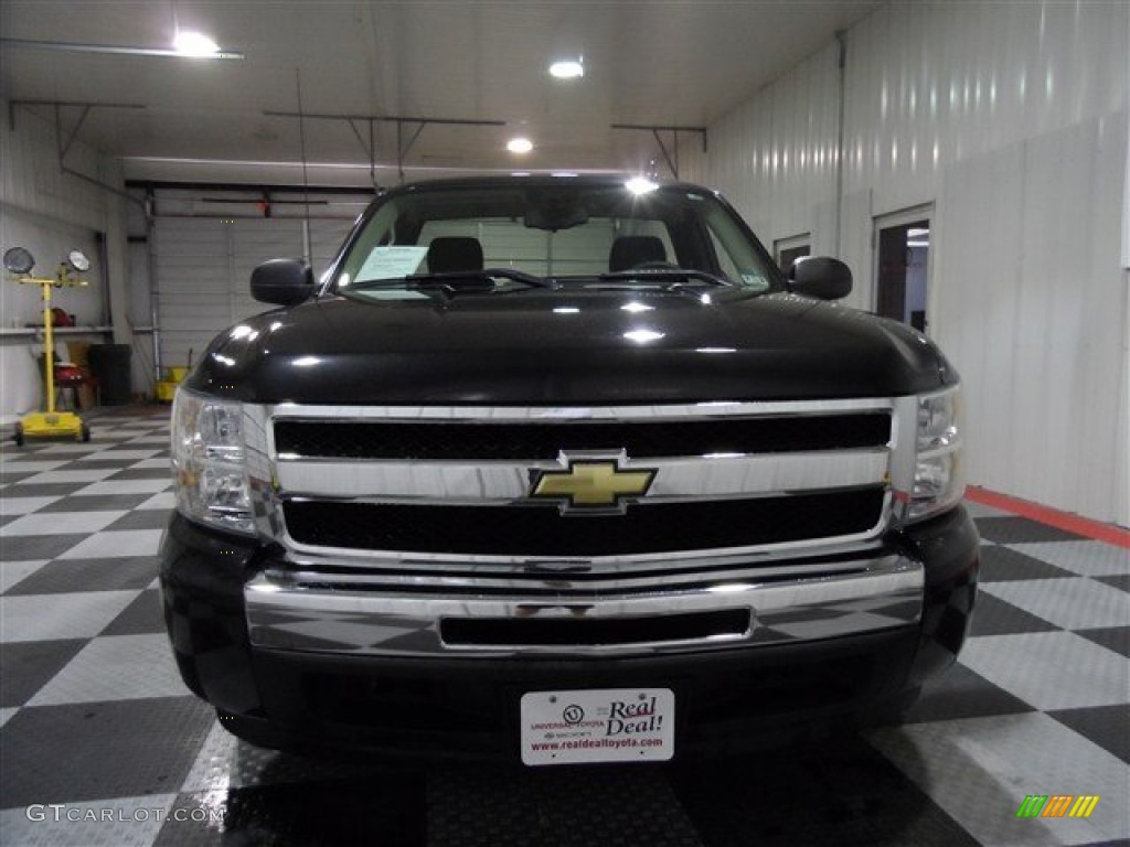 2009 Silverado 1500 LS Regular Cab - Black / Dark Titanium photo #2