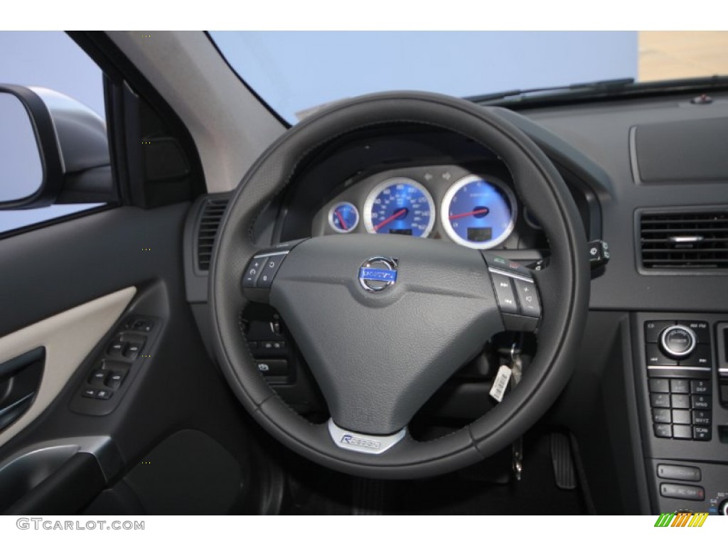 2013 Volvo XC90 3.2 R-Design R-Design Calcite Steering Wheel Photo #69801547