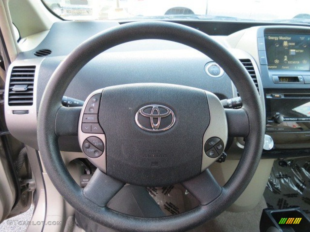 2008 Prius Hybrid Touring - Driftwood Pearl / Bisque photo #17