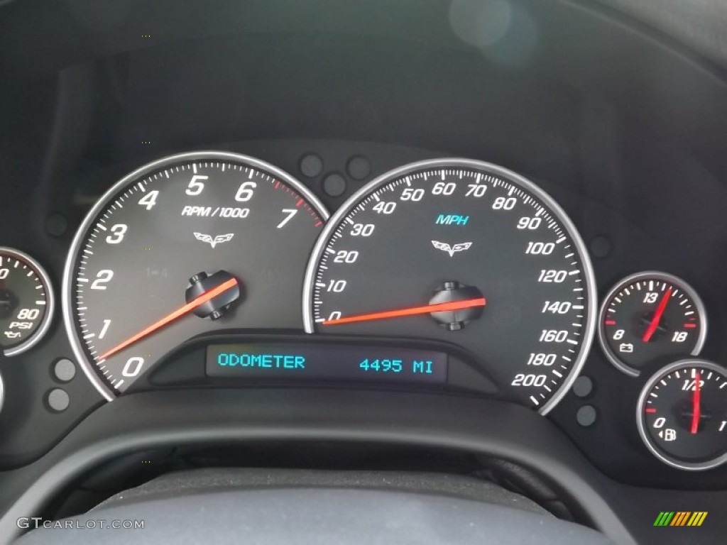 2010 Chevrolet Corvette Grand Sport Coupe Gauges Photo #69802248