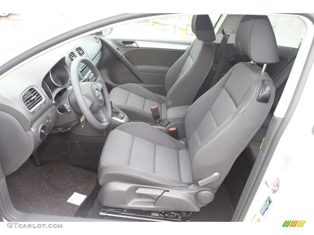 Titan Black Interior 2013 Volkswagen Golf 2 Door Photo #69802450