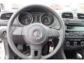 Titan Black Steering Wheel Photo for 2013 Volkswagen Golf #69802495
