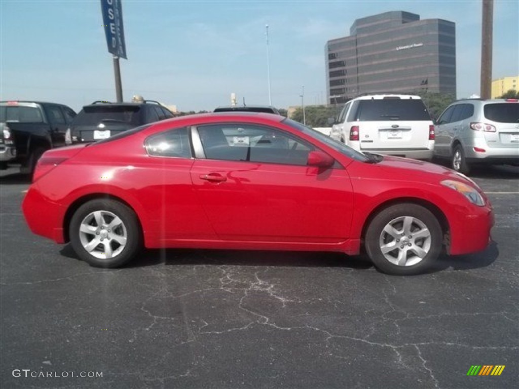 2009 Altima 2.5 S Coupe - Code Red Metallic / Charcoal photo #2