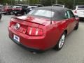 2011 Red Candy Metallic Ford Mustang V6 Premium Convertible  photo #9