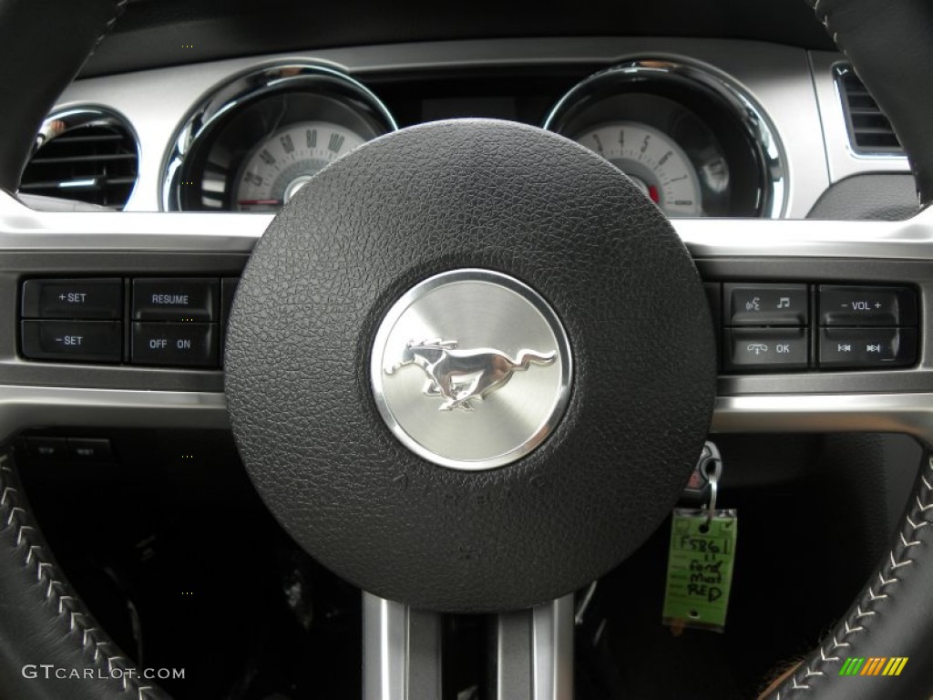 2011 Mustang V6 Premium Convertible - Red Candy Metallic / Charcoal Black photo #17