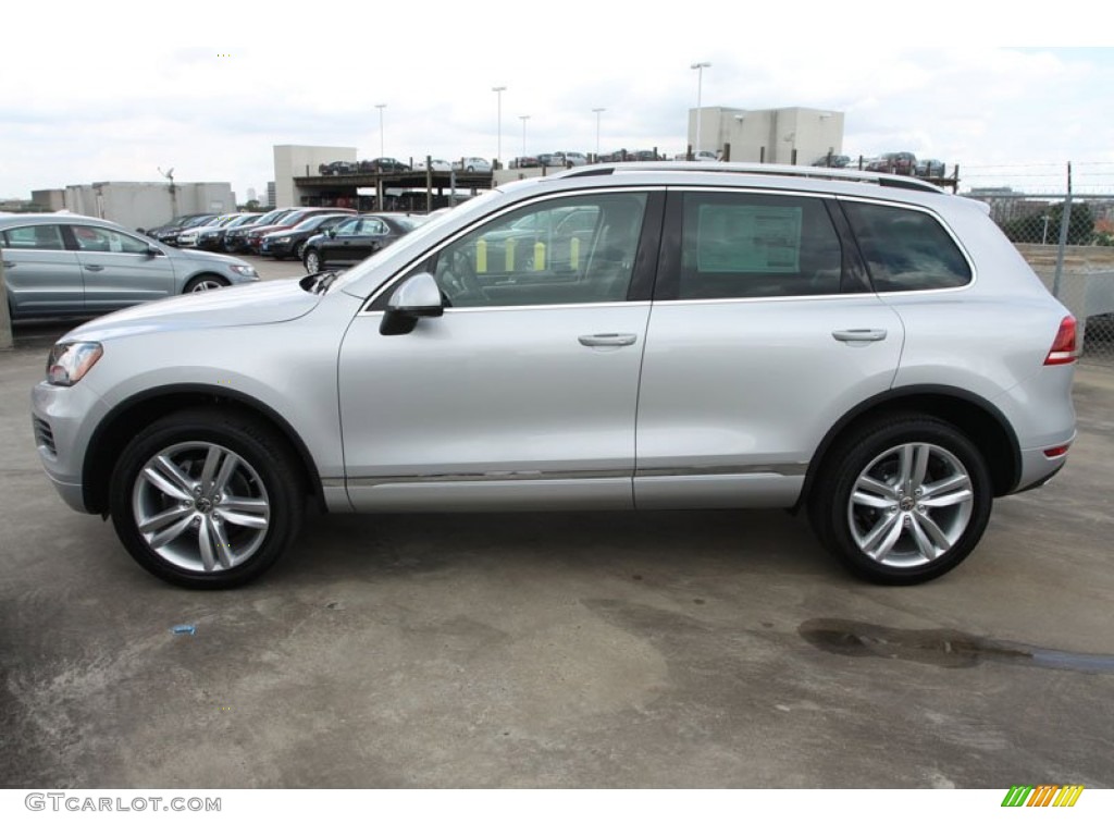 Cool Silver Metallic 2013 Volkswagen Touareg TDI Executive 4XMotion Exterior Photo #69803896