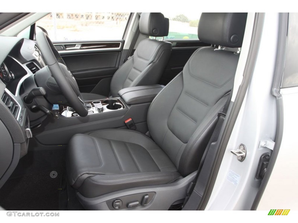 Black Anthracite Interior 2013 Volkswagen Touareg TDI Executive 4XMotion Photo #69803947