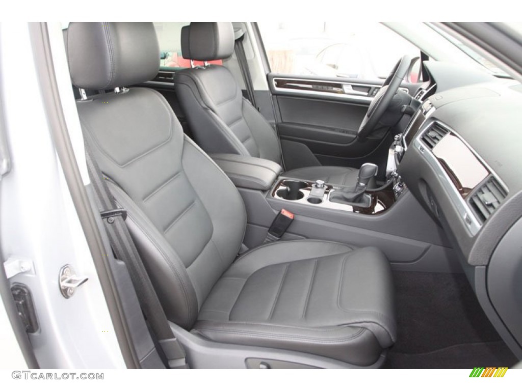 Black Anthracite Interior 2013 Volkswagen Touareg TDI Executive 4XMotion Photo #69804088