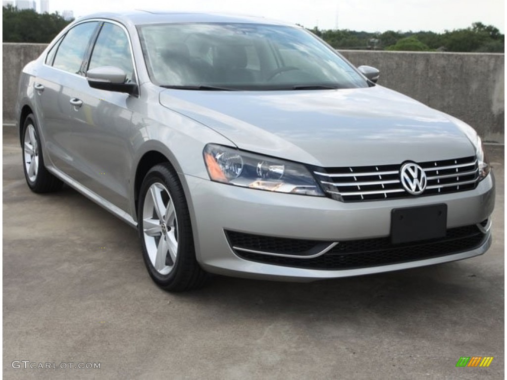 2013 Passat TDI SE - Tungsten Silver Metallic / Titan Black photo #1