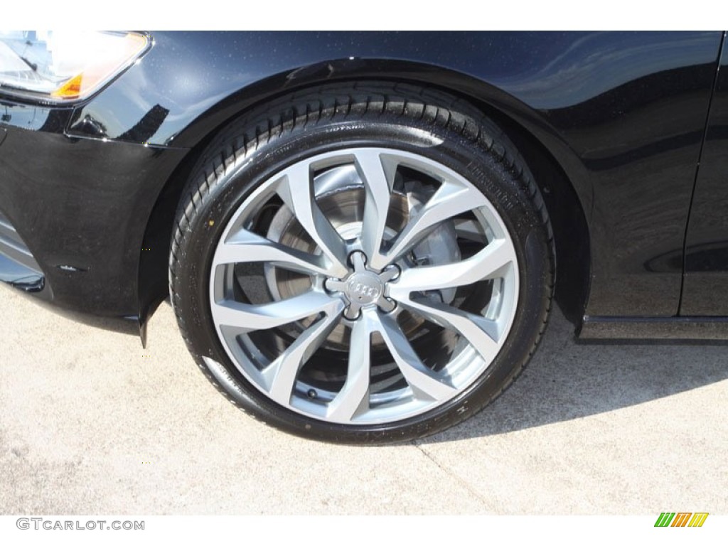 2013 A6 2.0T Sedan - Brilliant Black / Velvet Beige photo #4