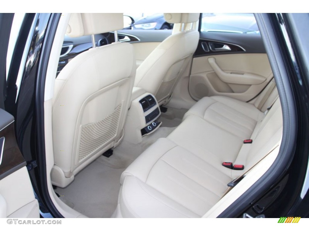 2013 A6 2.0T Sedan - Brilliant Black / Velvet Beige photo #14