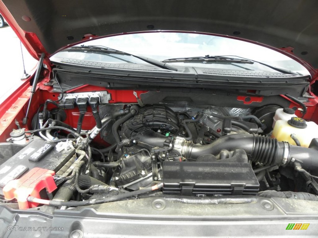 2011 Ford F150 XLT SuperCrew 3.7 Liter Flex-Fuel DOHC 24-Valve Ti-VCT V6 Engine Photo #69804926