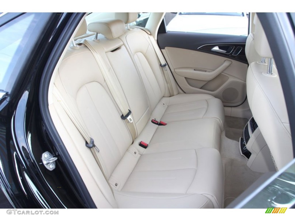 2013 A6 2.0T Sedan - Brilliant Black / Velvet Beige photo #21