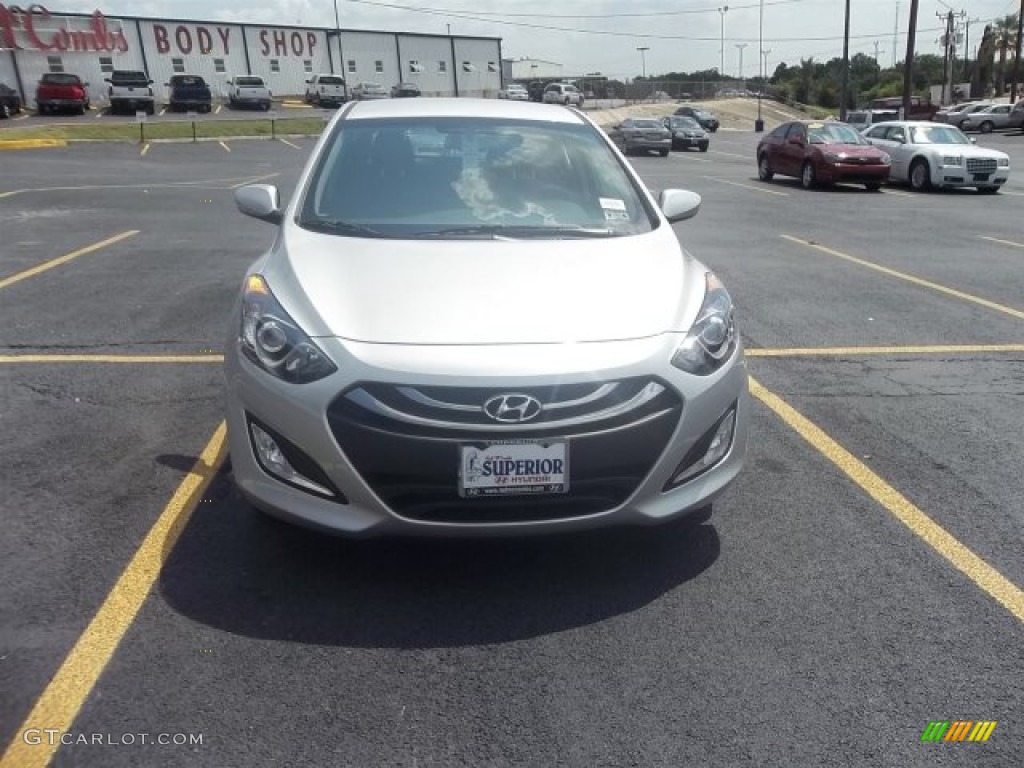 2013 Elantra GT - Shimmering Air Silver / Black photo #1