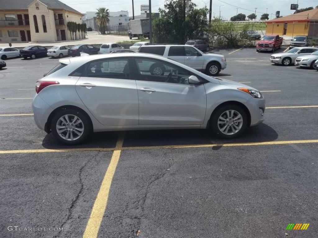 2013 Elantra GT - Shimmering Air Silver / Black photo #6
