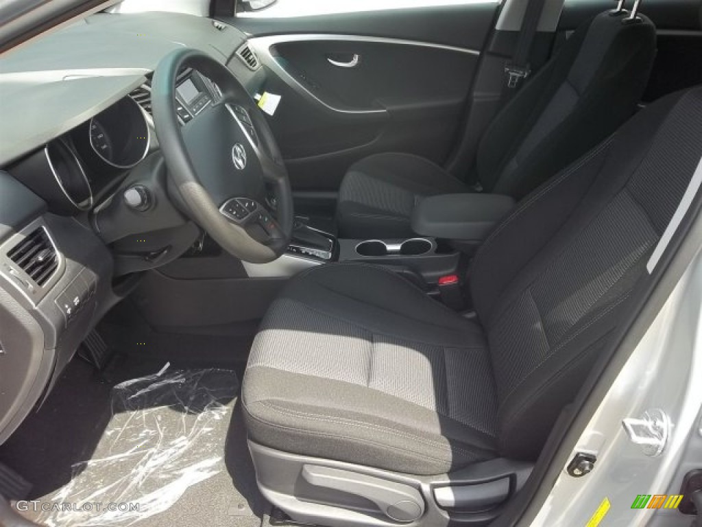 2013 Elantra GT - Shimmering Air Silver / Black photo #10