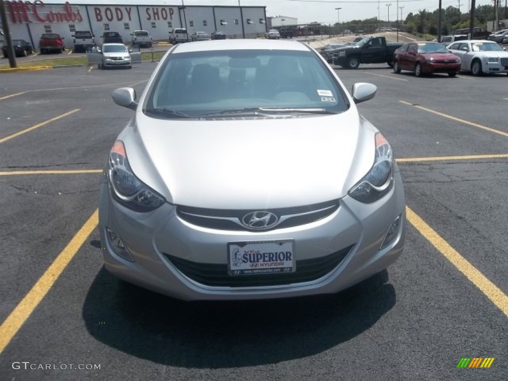 2013 Elantra GLS - Shimmering Air Silver / Gray photo #1