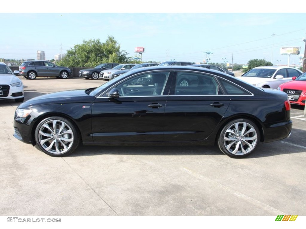 Brilliant Black 2013 Audi A6 3.0T quattro Sedan Exterior Photo #69805327