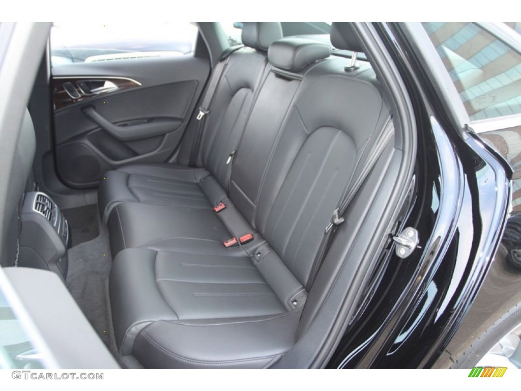 Black Interior 2013 Audi A6 3.0T quattro Sedan Photo #69805399