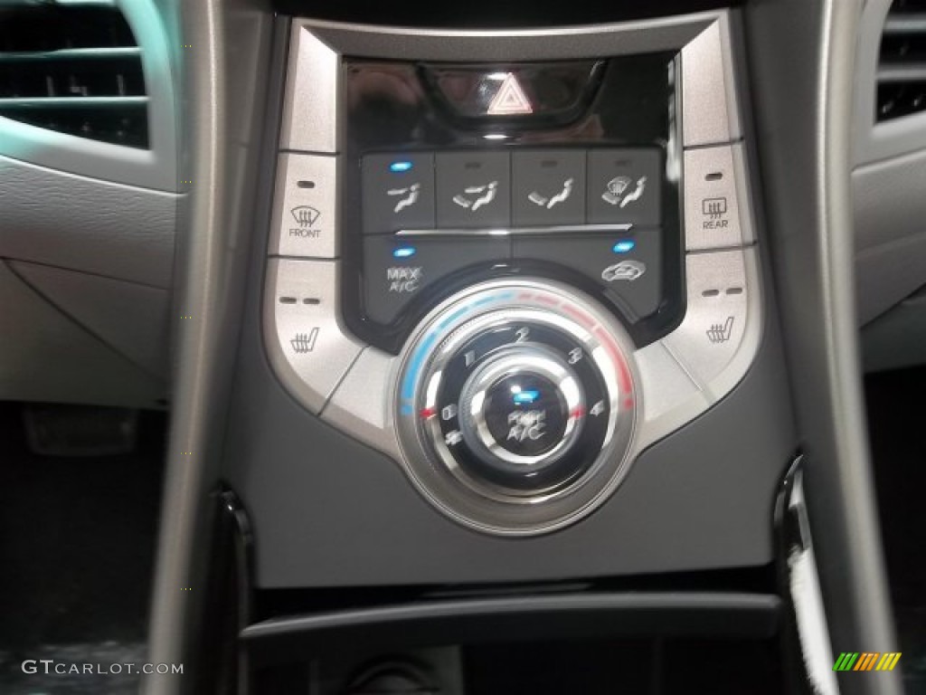 2013 Elantra GLS - Shimmering Air Silver / Gray photo #12