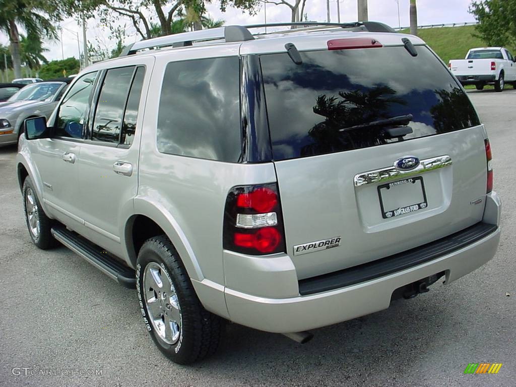 2006 Explorer Limited - Silver Birch Metallic / Black photo #6