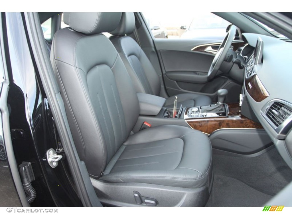 Black Interior 2013 Audi A6 3.0T quattro Sedan Photo #69805507