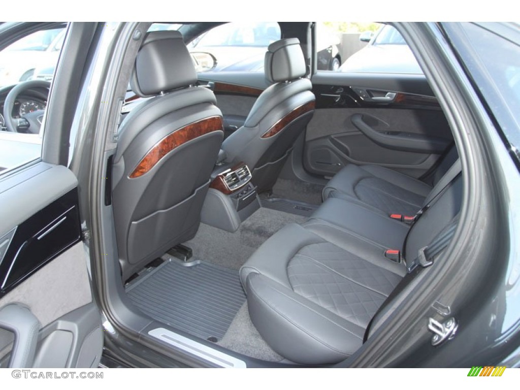 2013 A8 L 3.0T quattro - Oolong Grey Metallic / Black photo #14