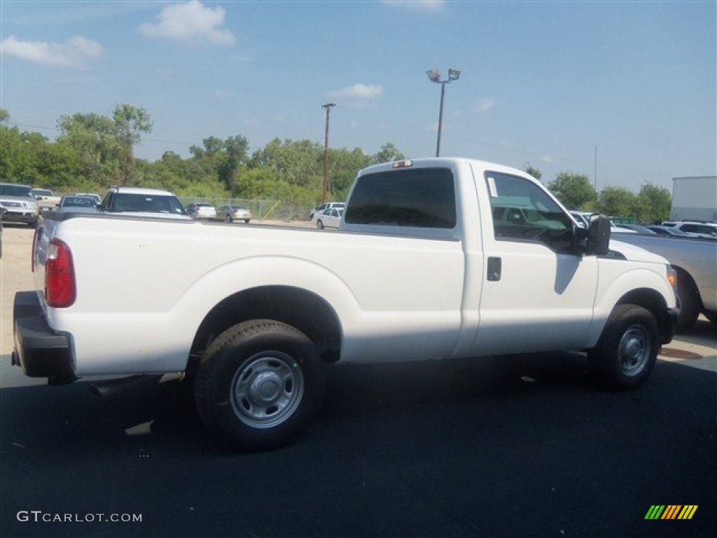 2012 F250 Super Duty XL Regular Cab - Oxford White / Steel photo #7