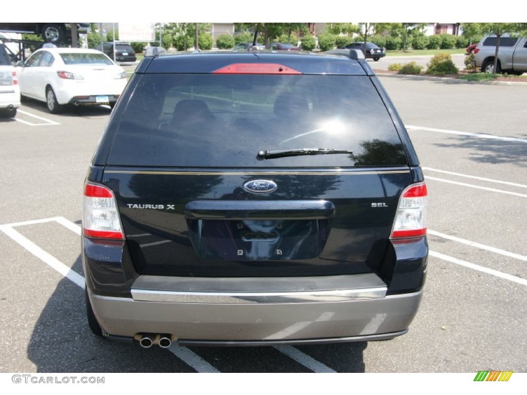 2008 Taurus X SEL - Dark Ink Blue Metallic / Medium Light Stone photo #6