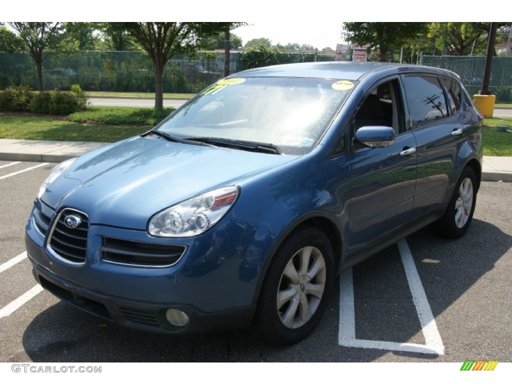 2007 B9 Tribeca 5 Passenger - Newport Blue Pearl / Slate Gray photo #1