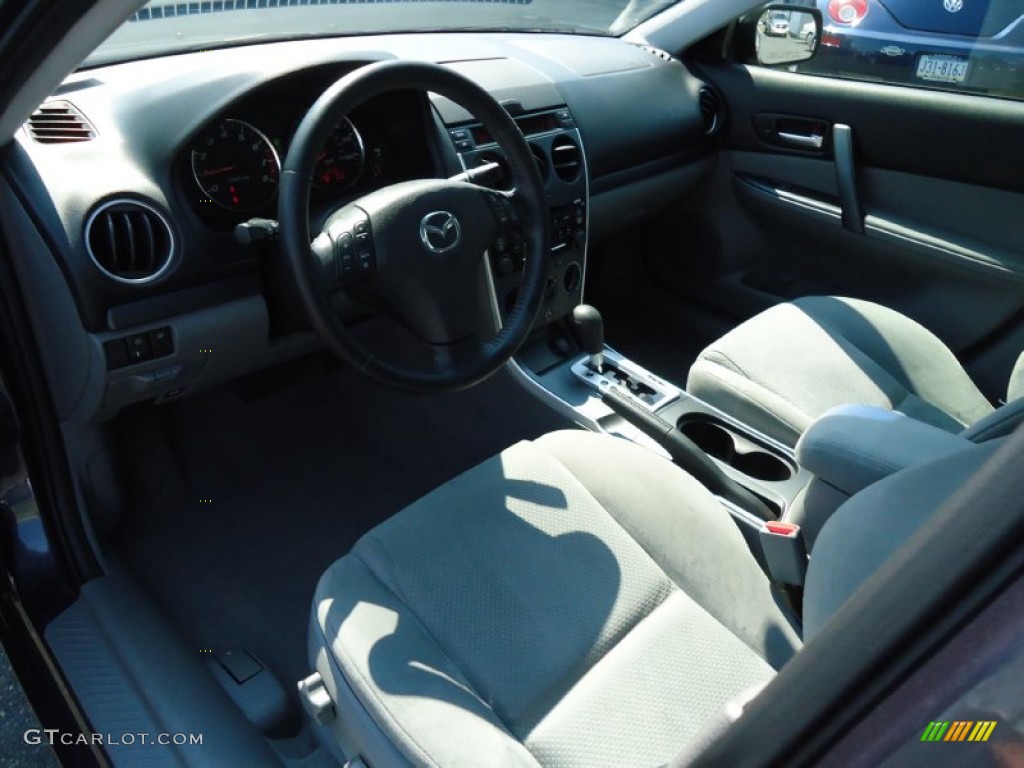 Gray Interior 2007 Mazda MAZDA6 s Sport Sedan Photo #69807919