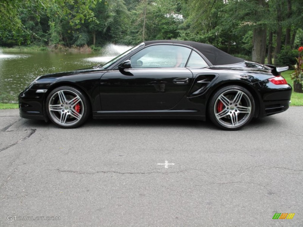 Black 2008 Porsche 911 Turbo Cabriolet Exterior Photo #69808117