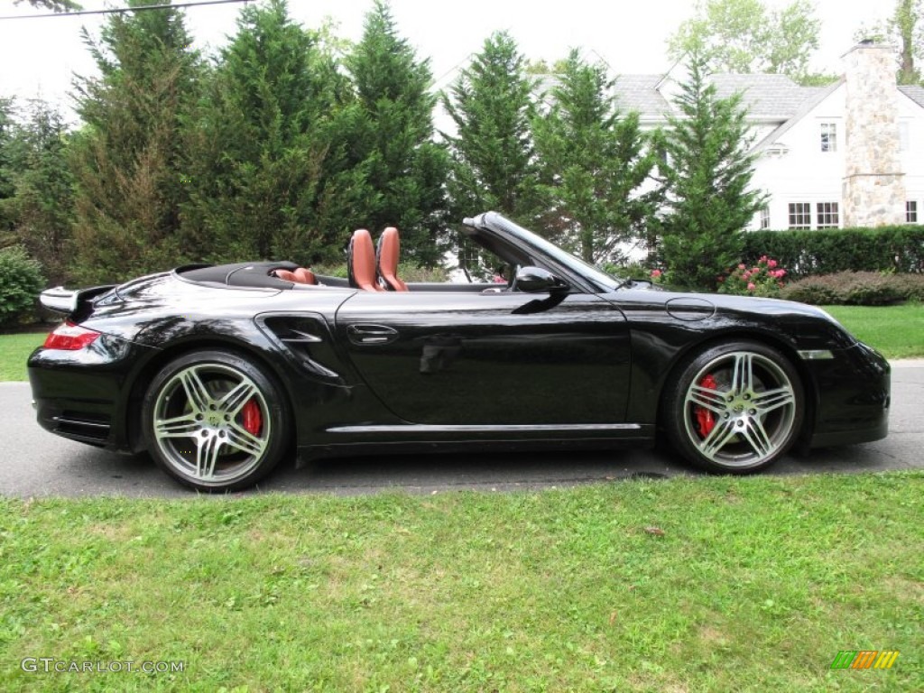 Black 2008 Porsche 911 Turbo Cabriolet Exterior Photo #69808153