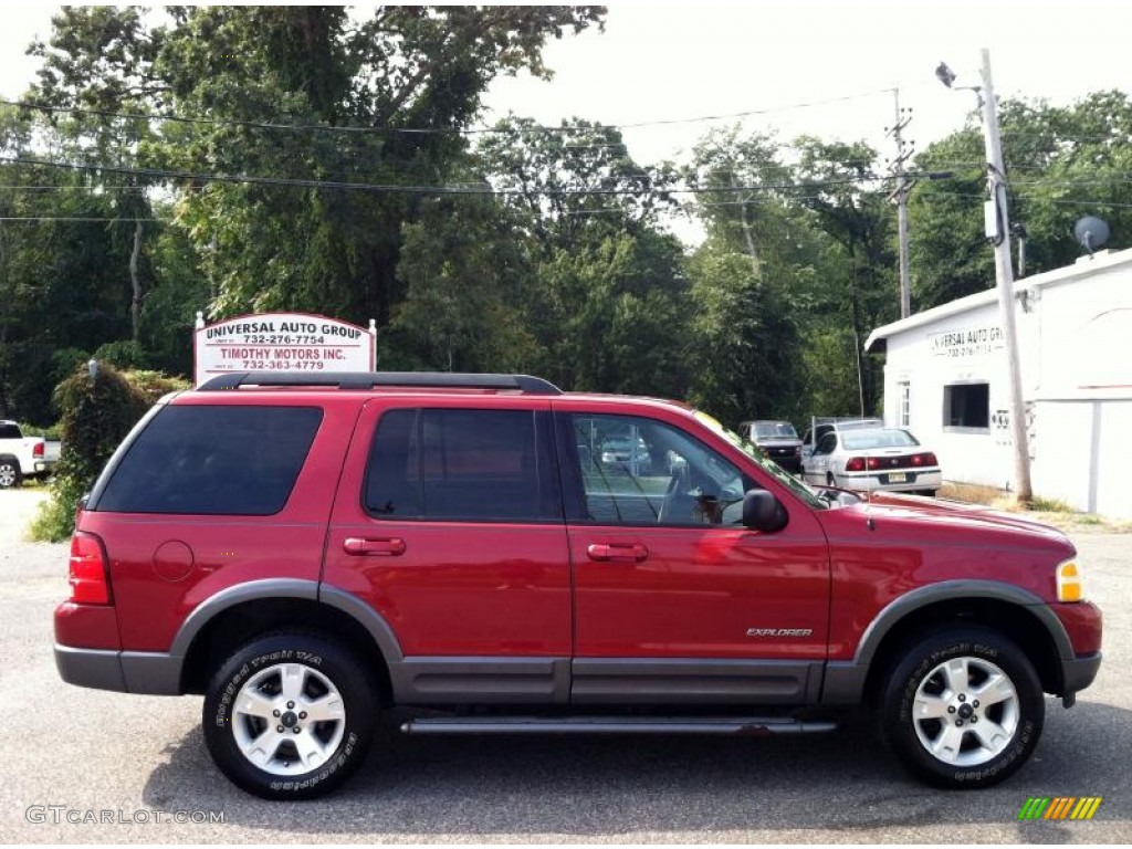 2005 Explorer XLT 4x4 - Redfire Metallic / Graphite photo #8