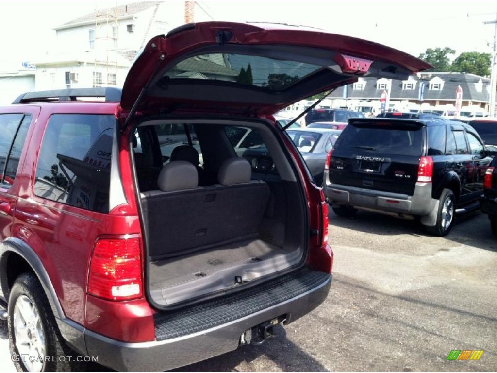 2005 Explorer XLT 4x4 - Redfire Metallic / Graphite photo #16