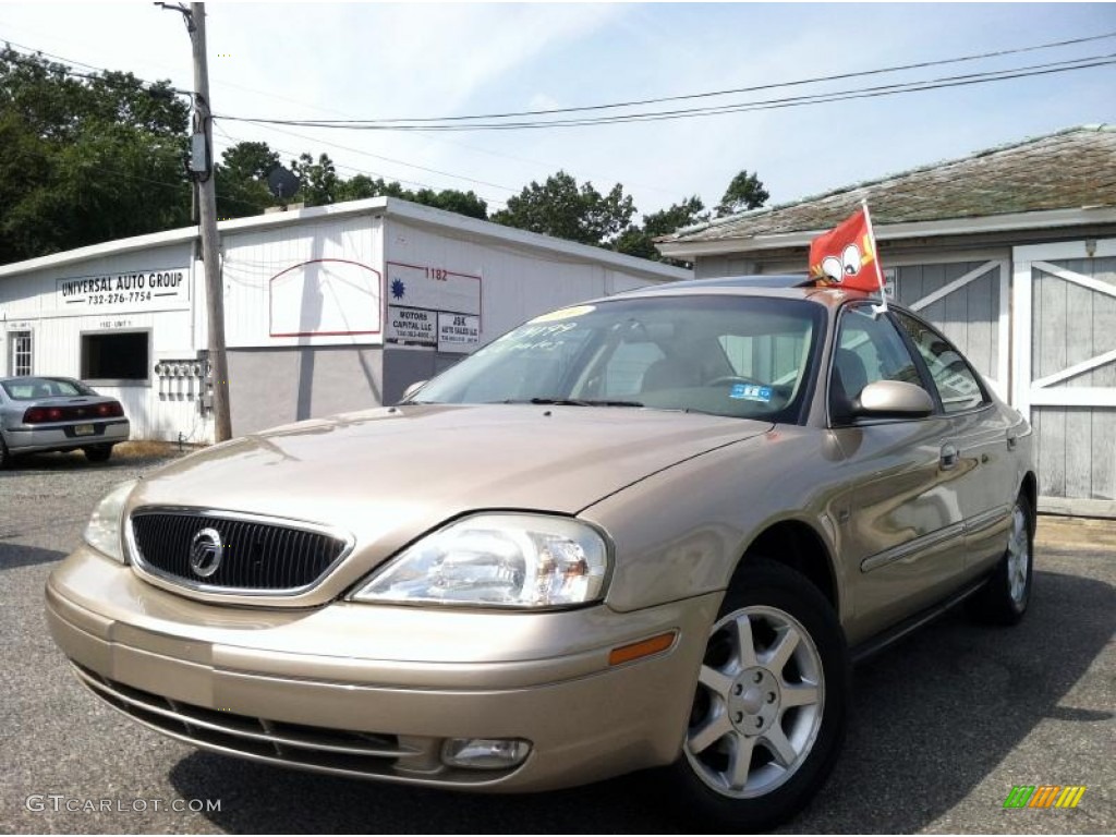 2000 Sable LS Premium Sedan - Harvest Gold Metallic / Medium Parchment photo #3